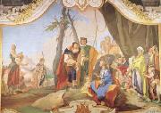 Rachel Hiding the Idols from her Father Laban (mk08) Giovanni Battista Tiepolo